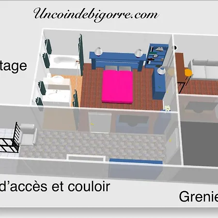 Un Coin De Bigorre - T2 De Campagne - Canal Plus&netflix - Wifi Fibre - Centre Village
