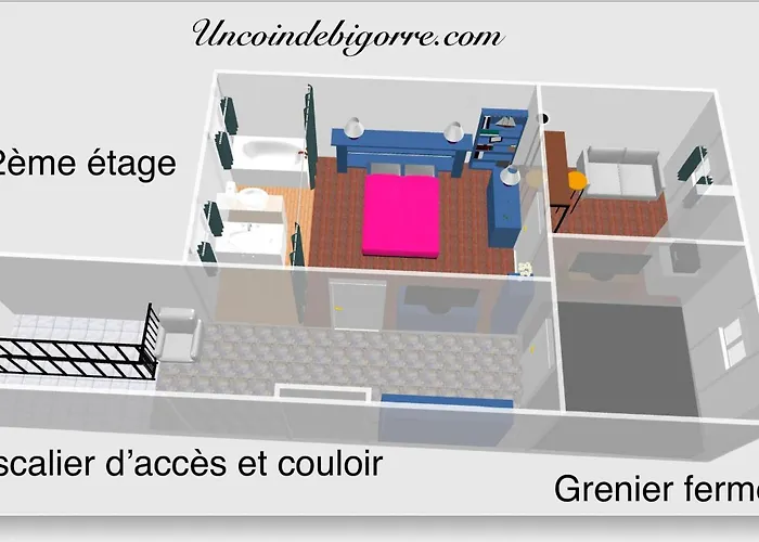 Un Coin De Bigorre - T2 De Campagne - Canal Plus&netflix - Wifi Fibre - Centre Village